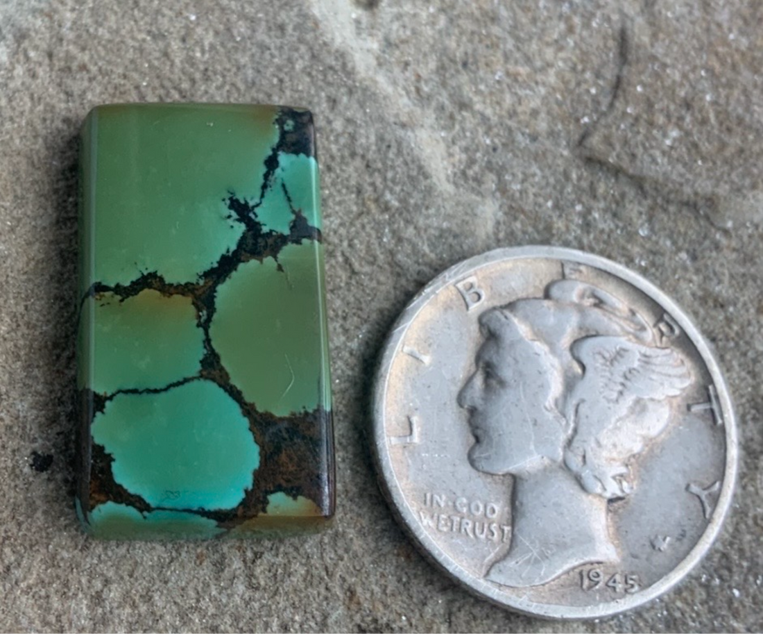 Bao Canyon Turquoise Rectangular Cabochon