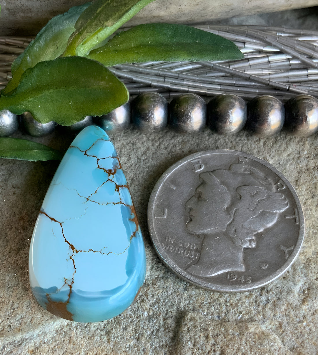 Gobi Desert Lavender or Golden Hills Turquoise Teardrop #G122