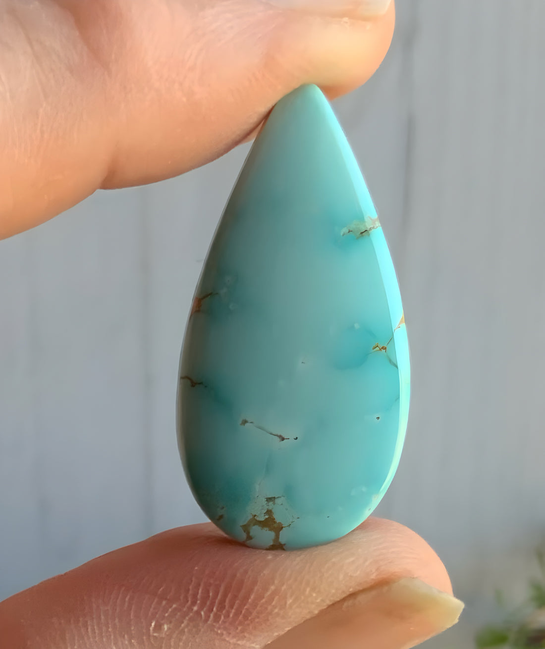 Natural Number Eight Teardrop-Nevada Gemstone