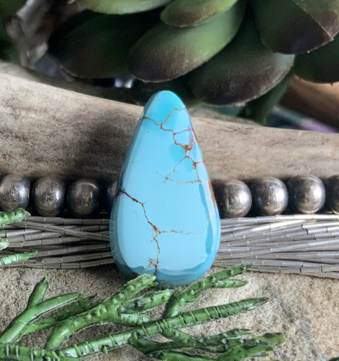 Gobi Desert Lavender or Golden Hills Turquoise Teardrop #G122