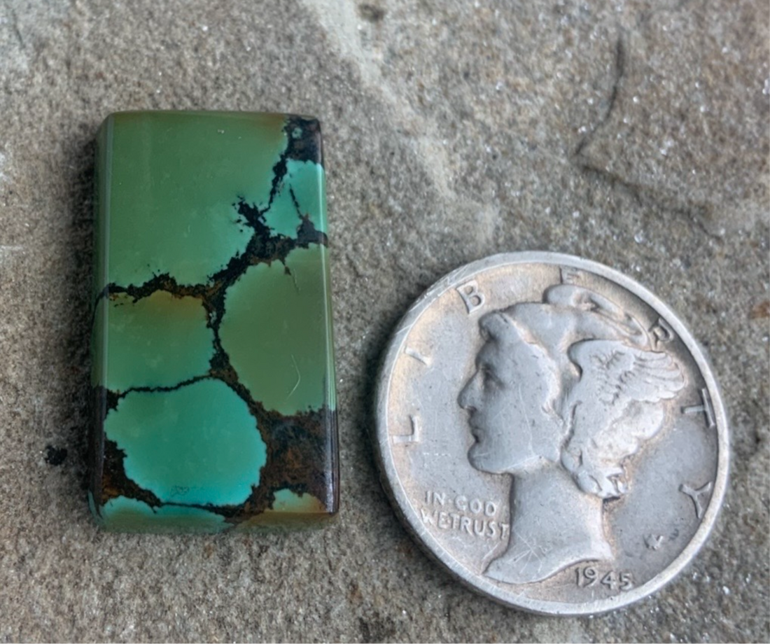 Bao Canyon Turquoise Rectangular Cabochon