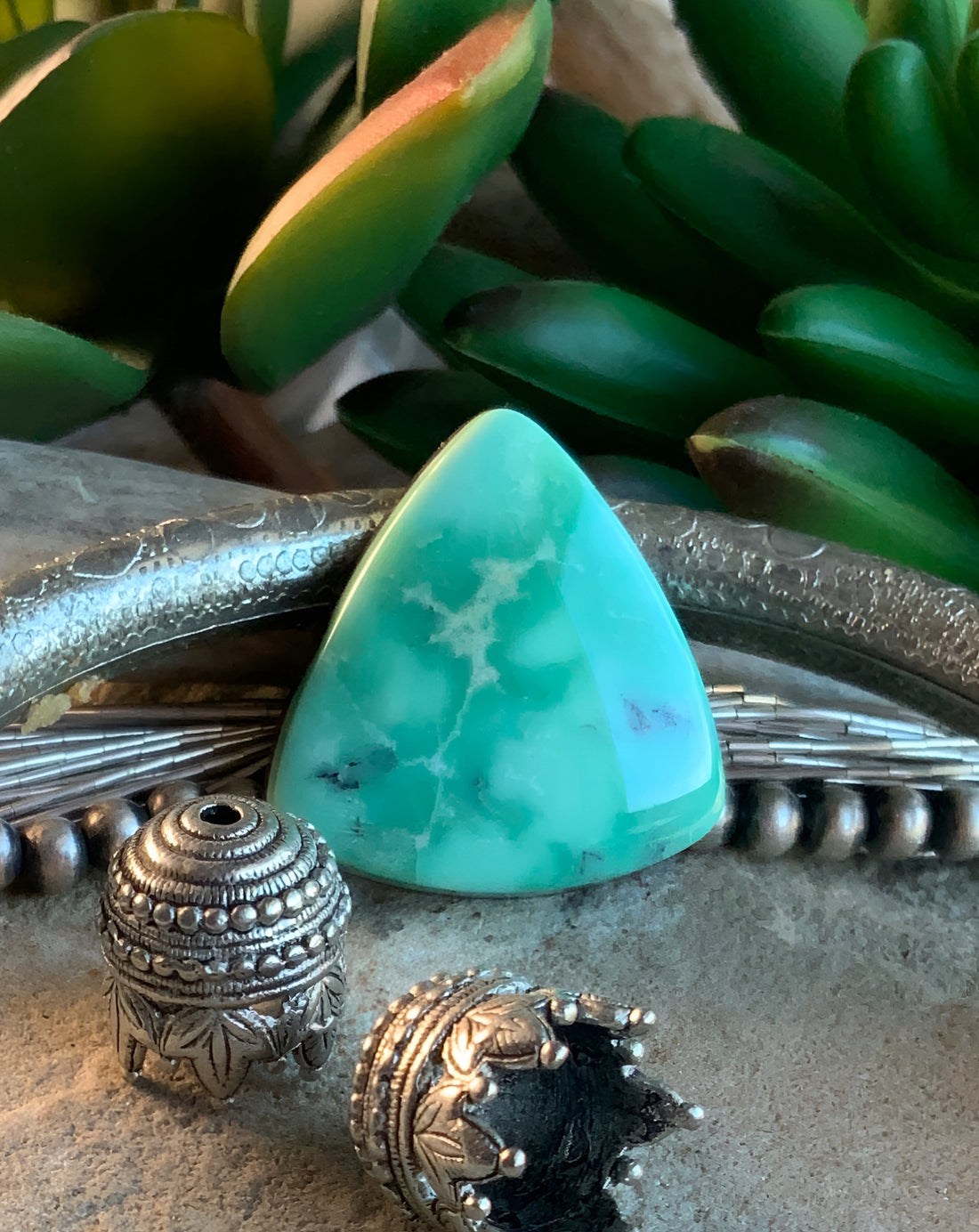 Gorgeous Natural Damele Turquoise Cabochon