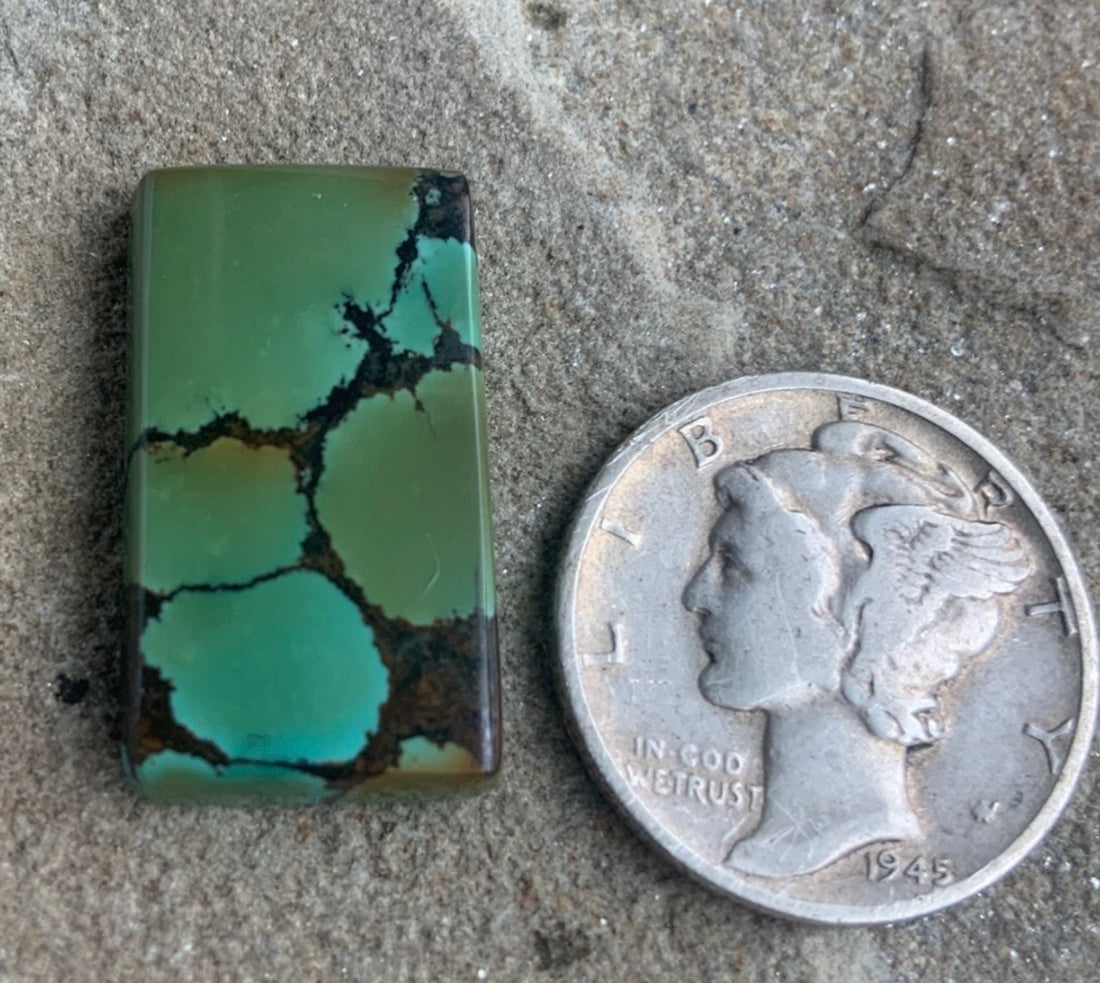 Bao Canyon Turquoise Rectangular Cabochon