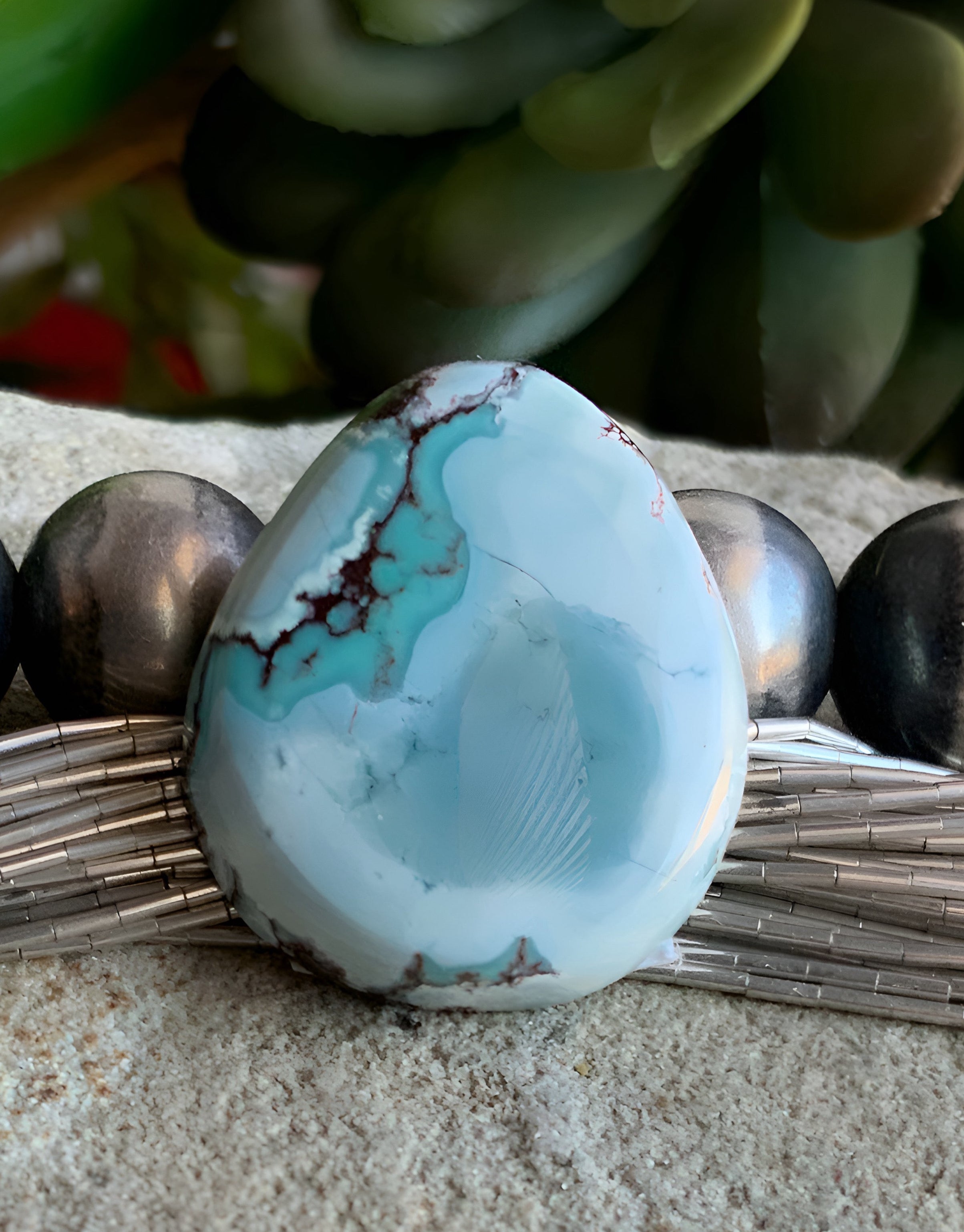 Gobi Desert Lavender or Golden Hills Turquoise Teardrop #G101
