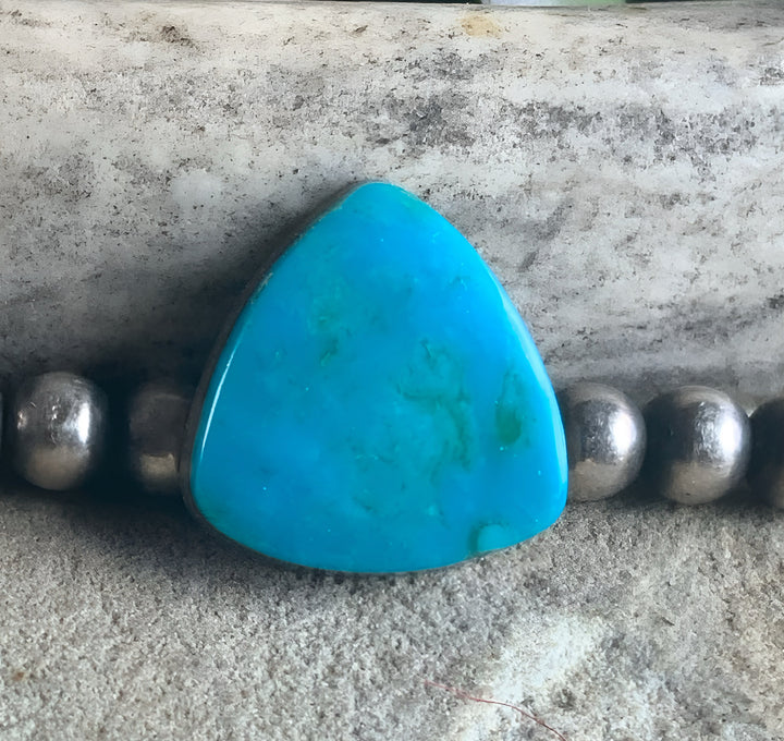 Turquoise Mountain Turquoise Trillion Cabochon