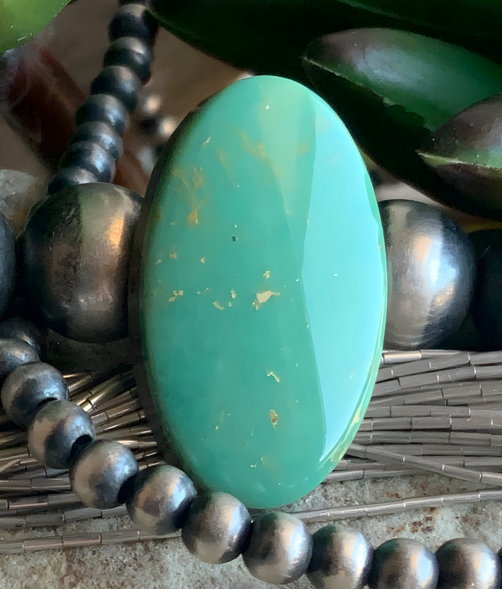 Emerald Valley Turquoise Oval Cabochon-Nevada Gemstone