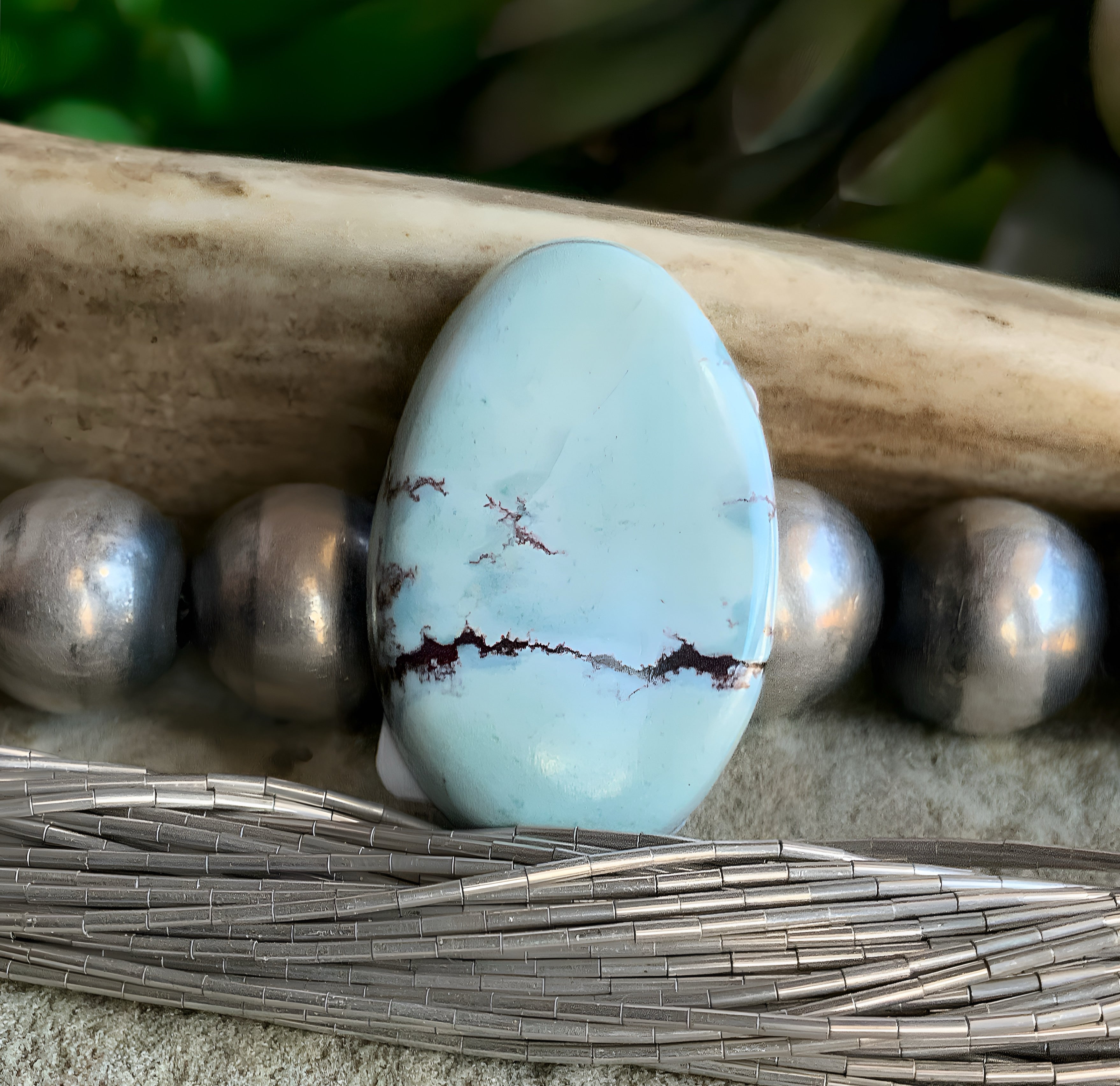 Gobi Desert Lavender or Golden Hills Turquoise Oval #G107