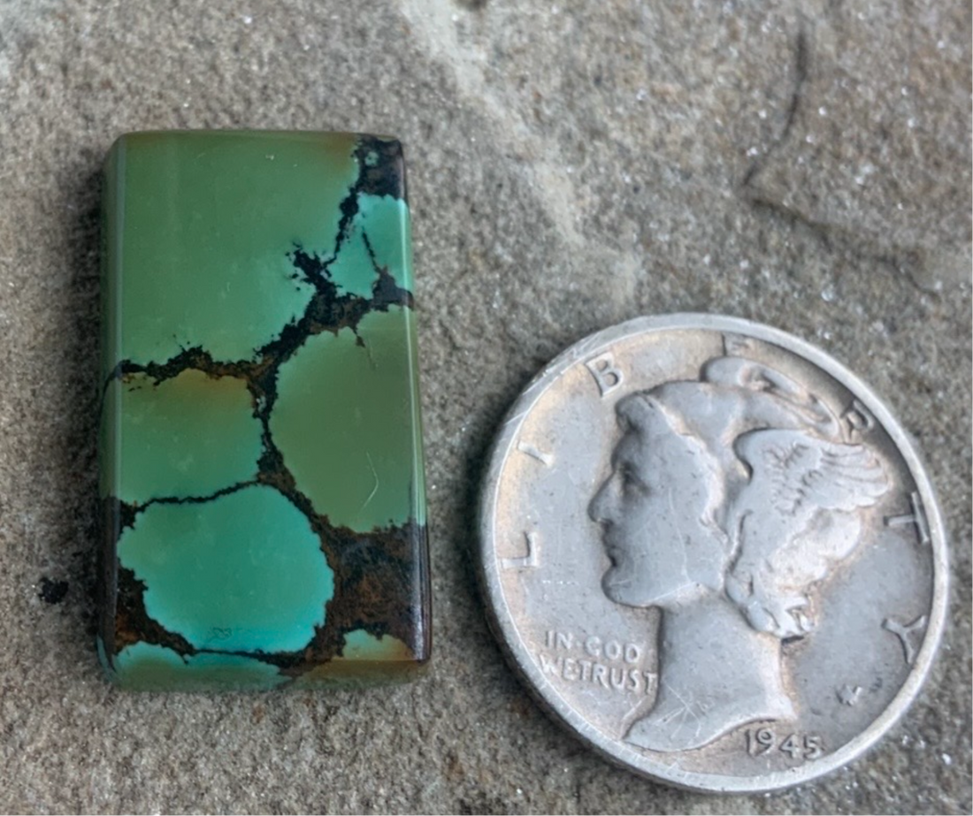 Bao Canyon Turquoise Rectangular Cabochon