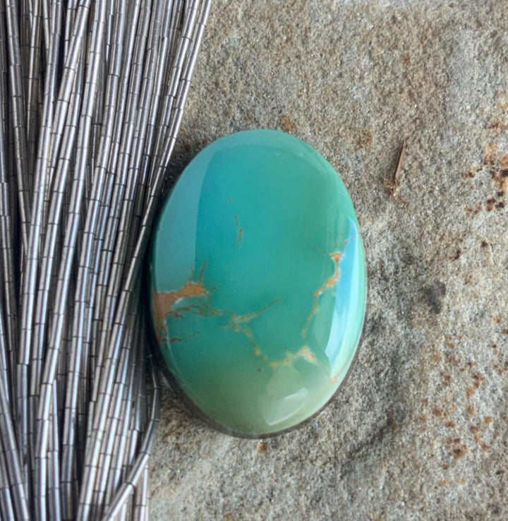 Royston Mint Green Oval Cabochon