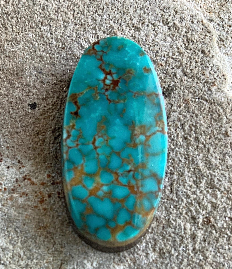 Lone Mountain Turquoise Oval Gemstone