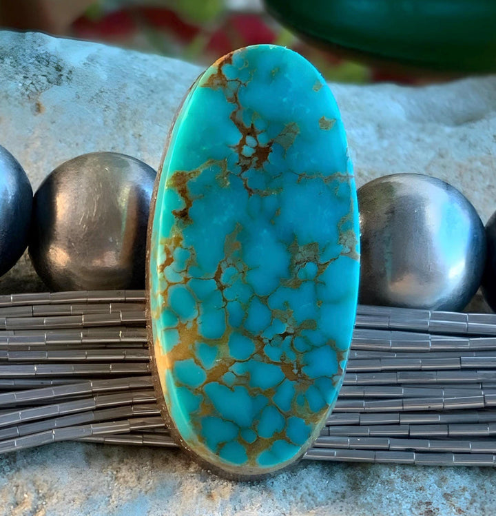 Lone Mountain Turquoise Oval Gemstone