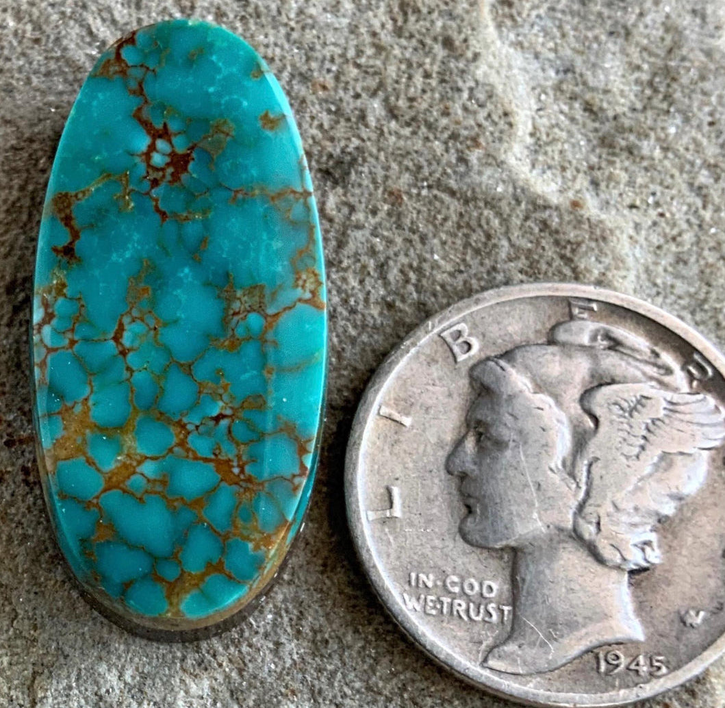 Lone Mountain Turquoise Oval Gemstone