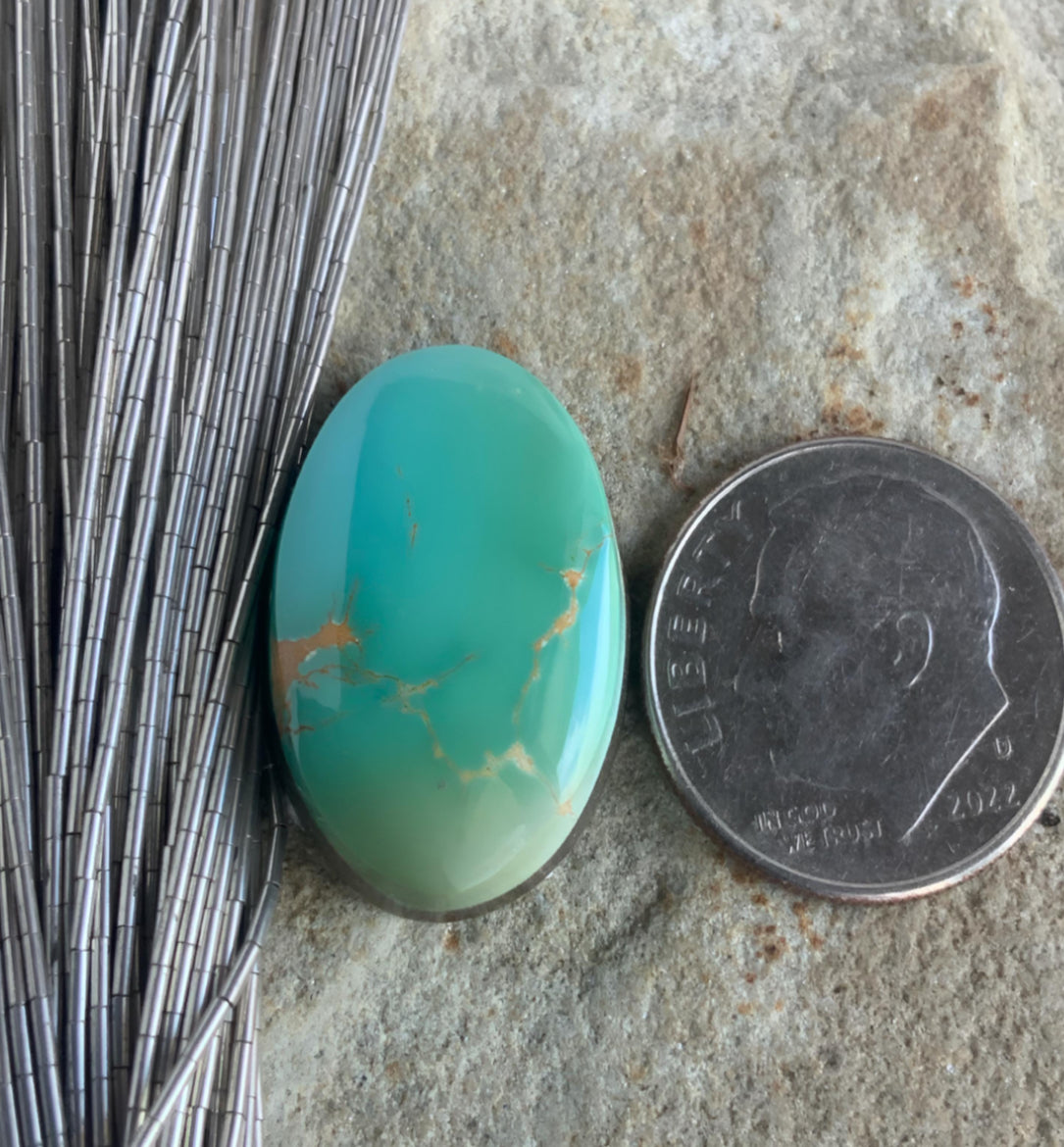 Royston Mint Green Oval Cabochon