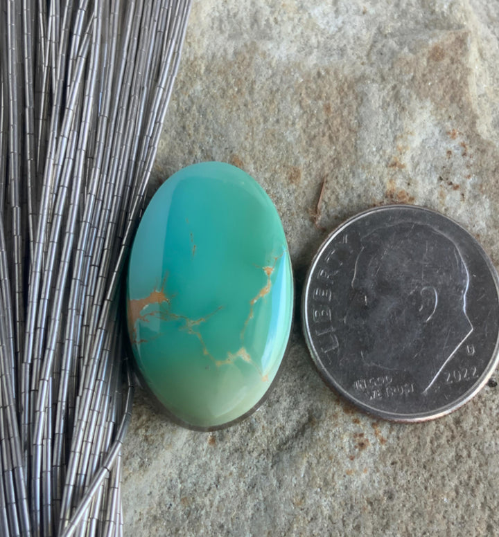 Royston Mint Green Oval Cabochon