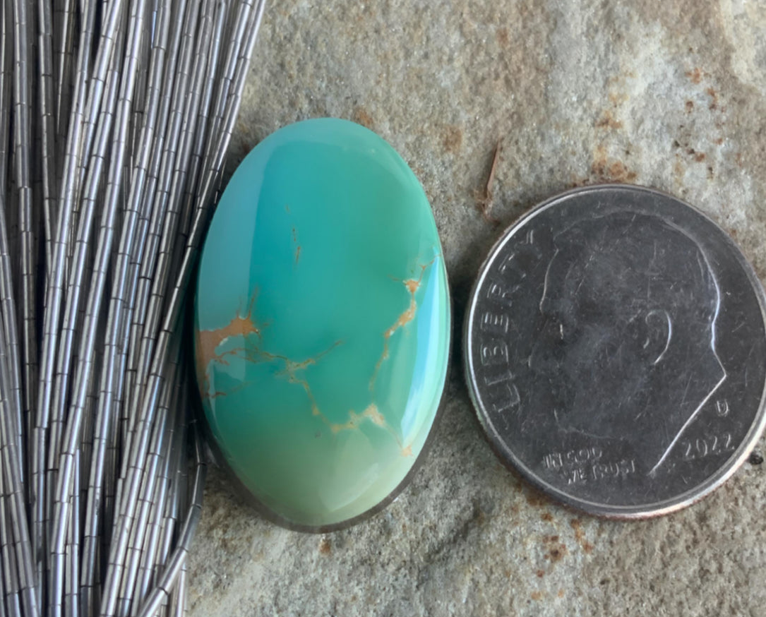 Royston Mint Green Oval Cabochon