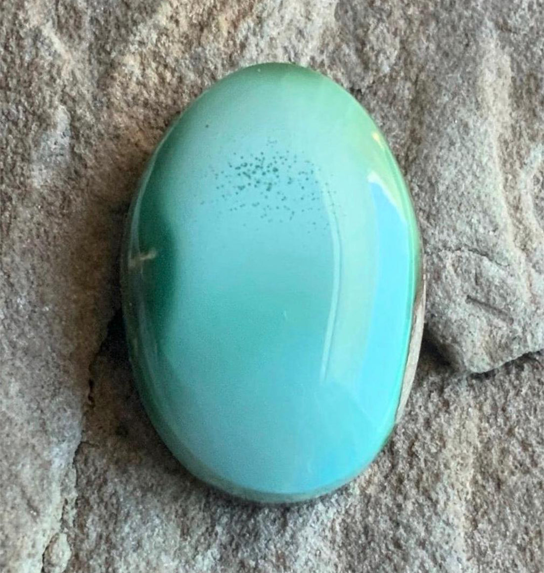 Royston Turquoise Mint Green Oval