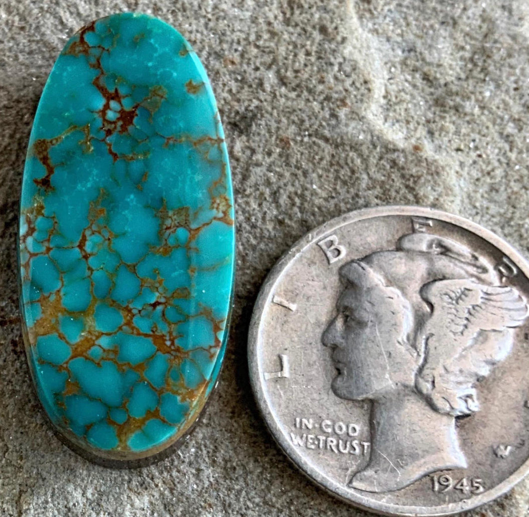 Lone Mountain Turquoise Oval Gemstone