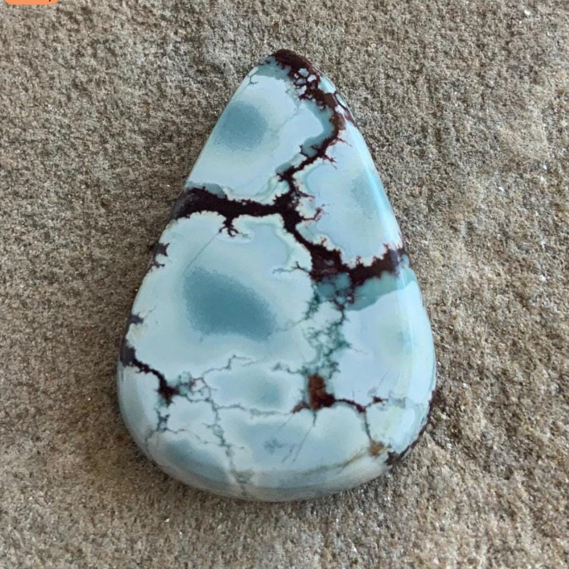 Gobi Desert Lavender Triangular Gemstone #G126