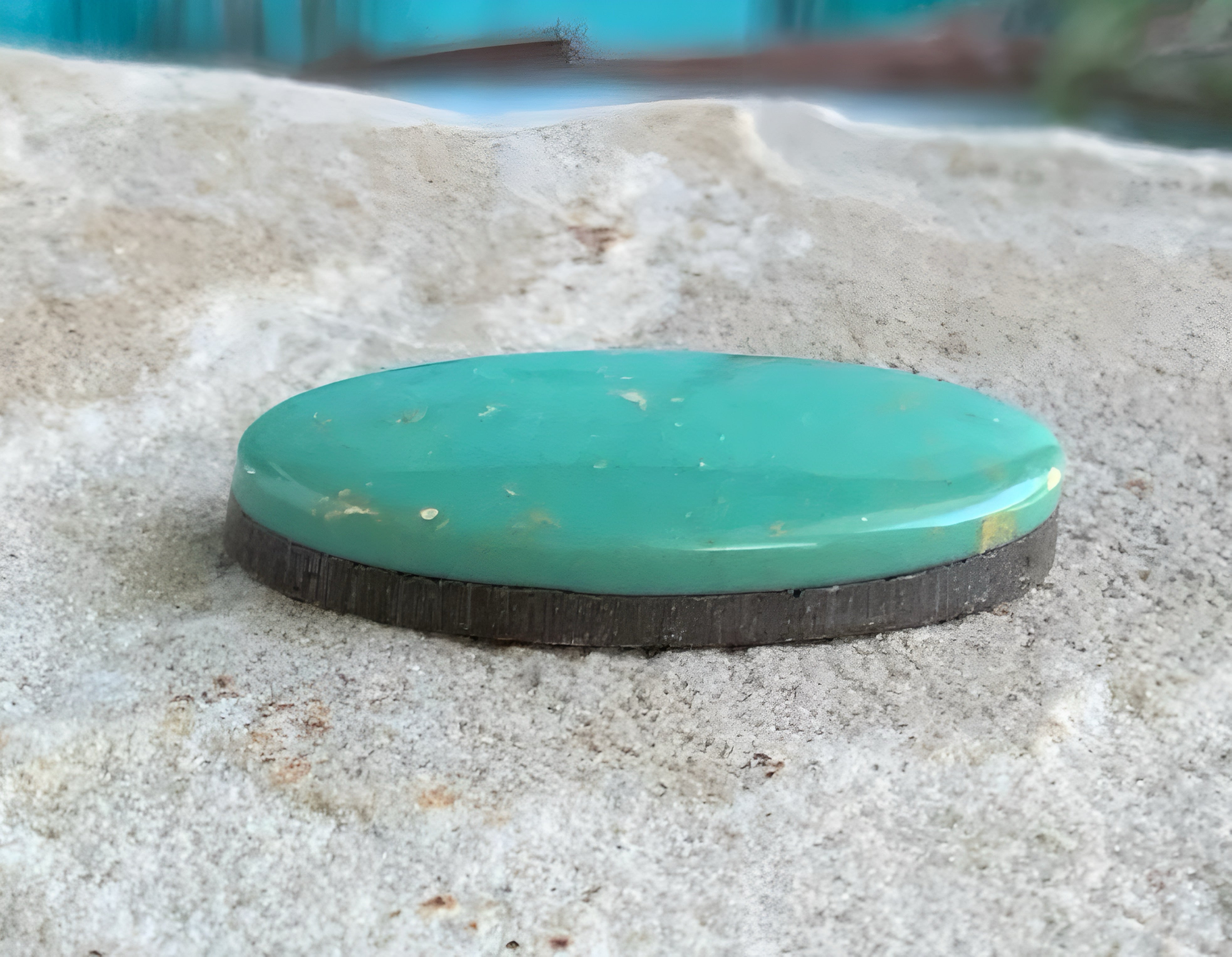 Emerald Valley Turquoise Oval Cabochon-Nevada Gemstone