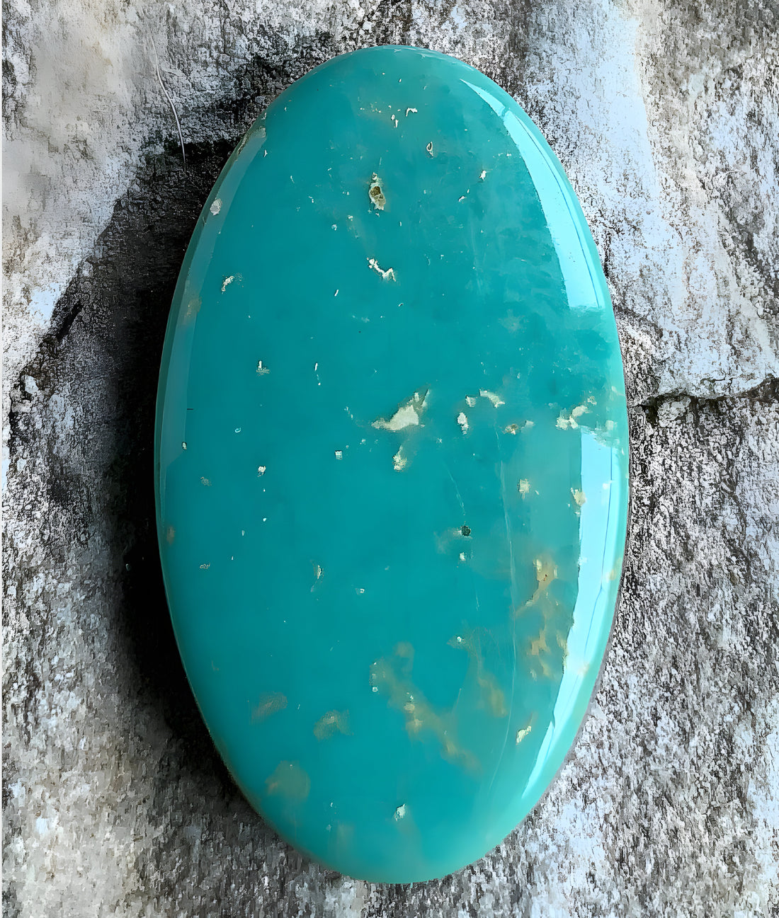 Emerald Valley Turquoise Oval Cabochon-Nevada Gemstone