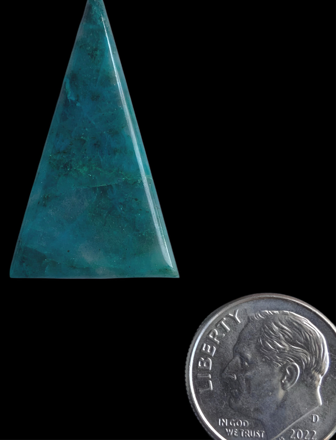 Chrysocolla Triangle Cabochon