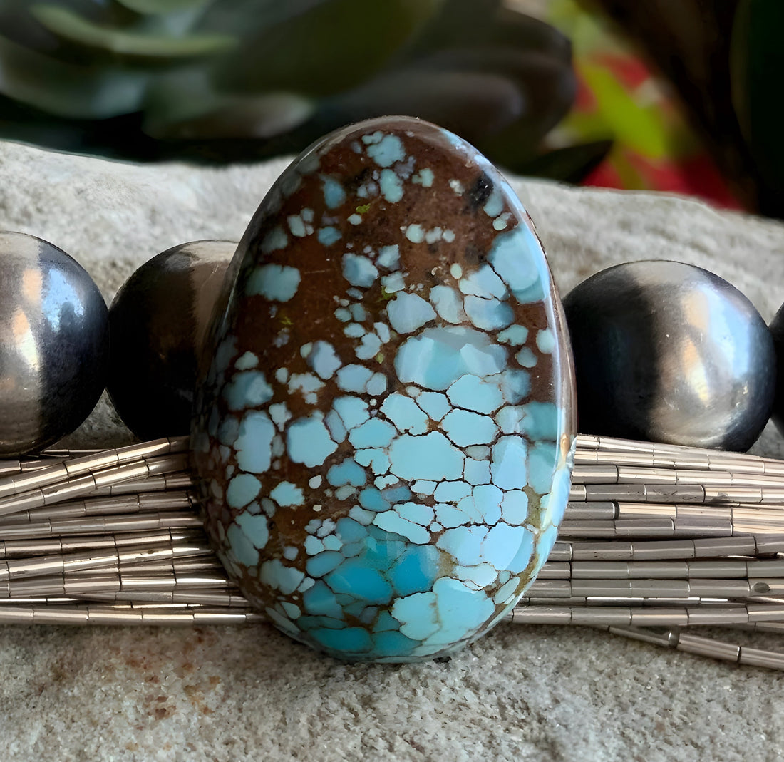 Gobi Desert Lavender or Golden Hills Turquoise Teardrop #G157