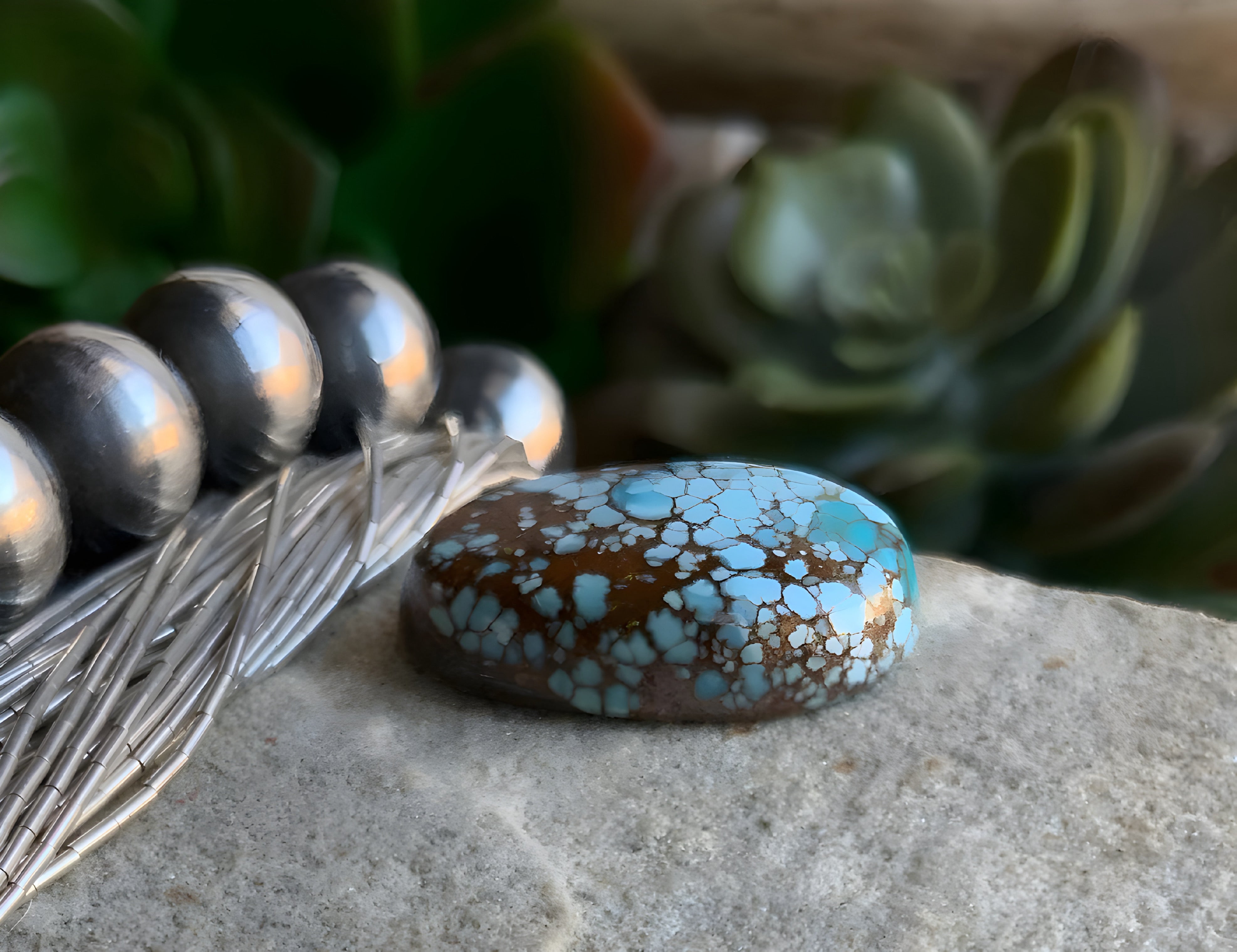 Gobi Desert Lavender or Golden Hills Turquoise Teardrop #G157