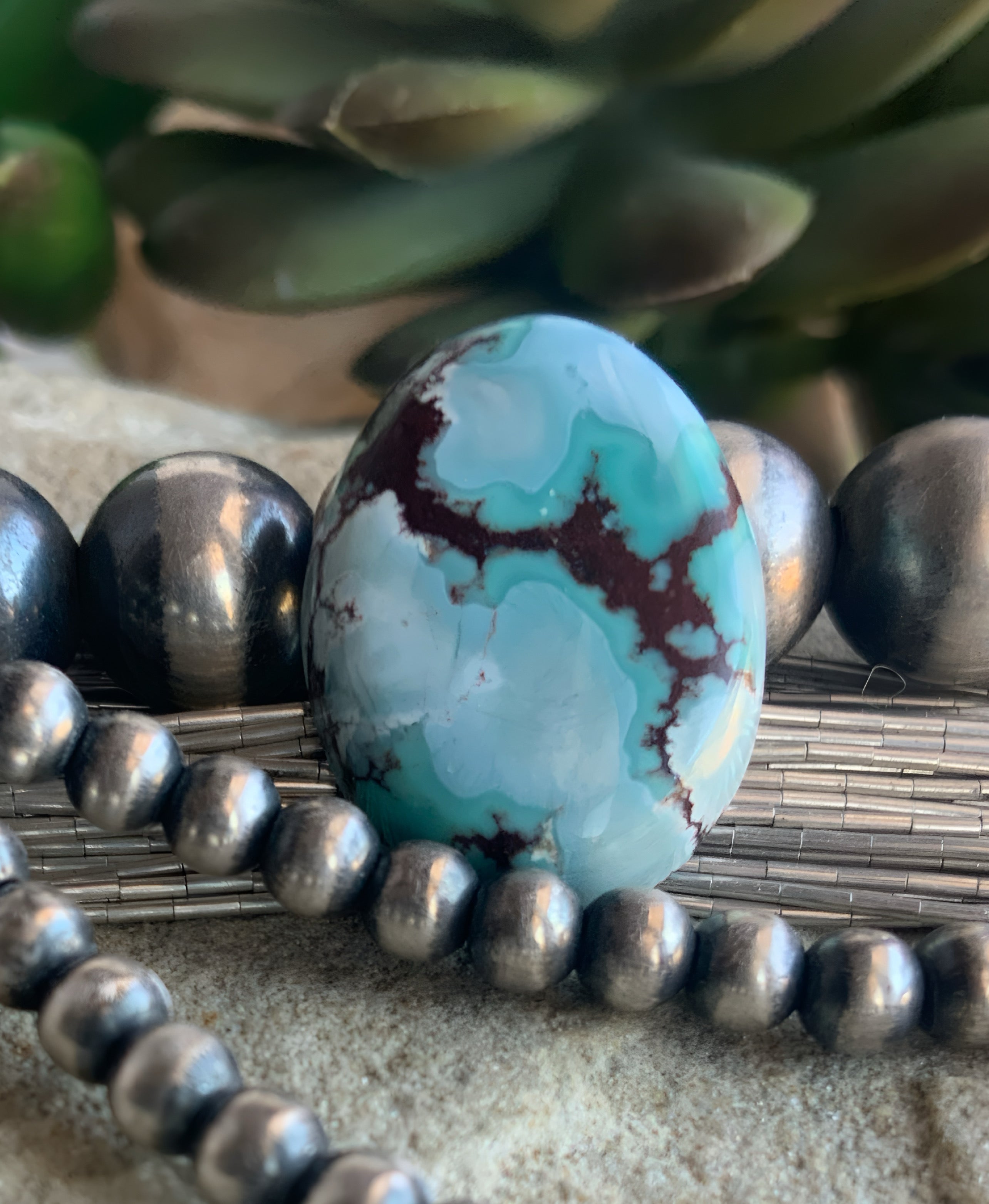 Gobi Desert Lavender or Golden Hills Turquoise Oval #G111