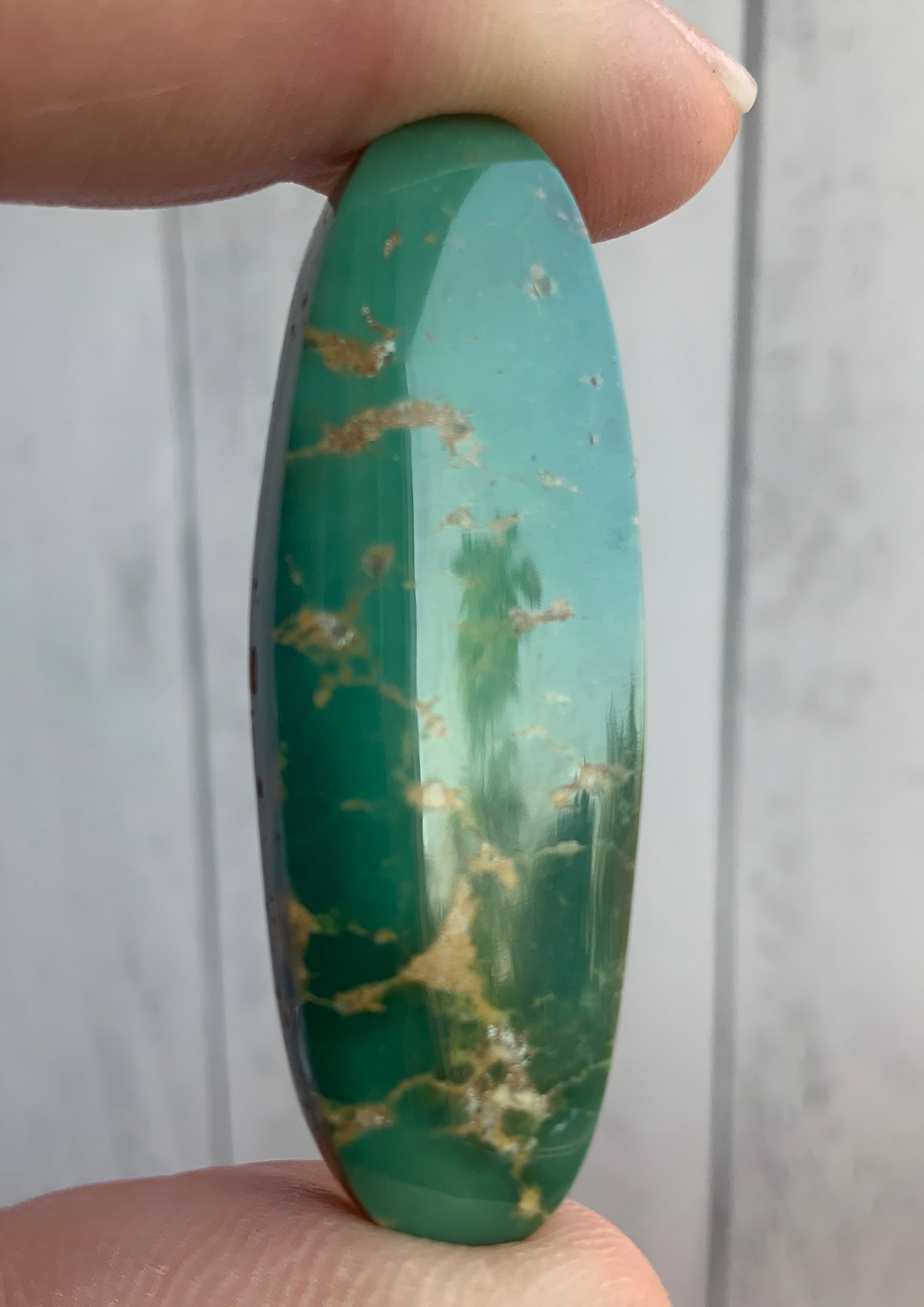 Green Royston Turquoise Oval