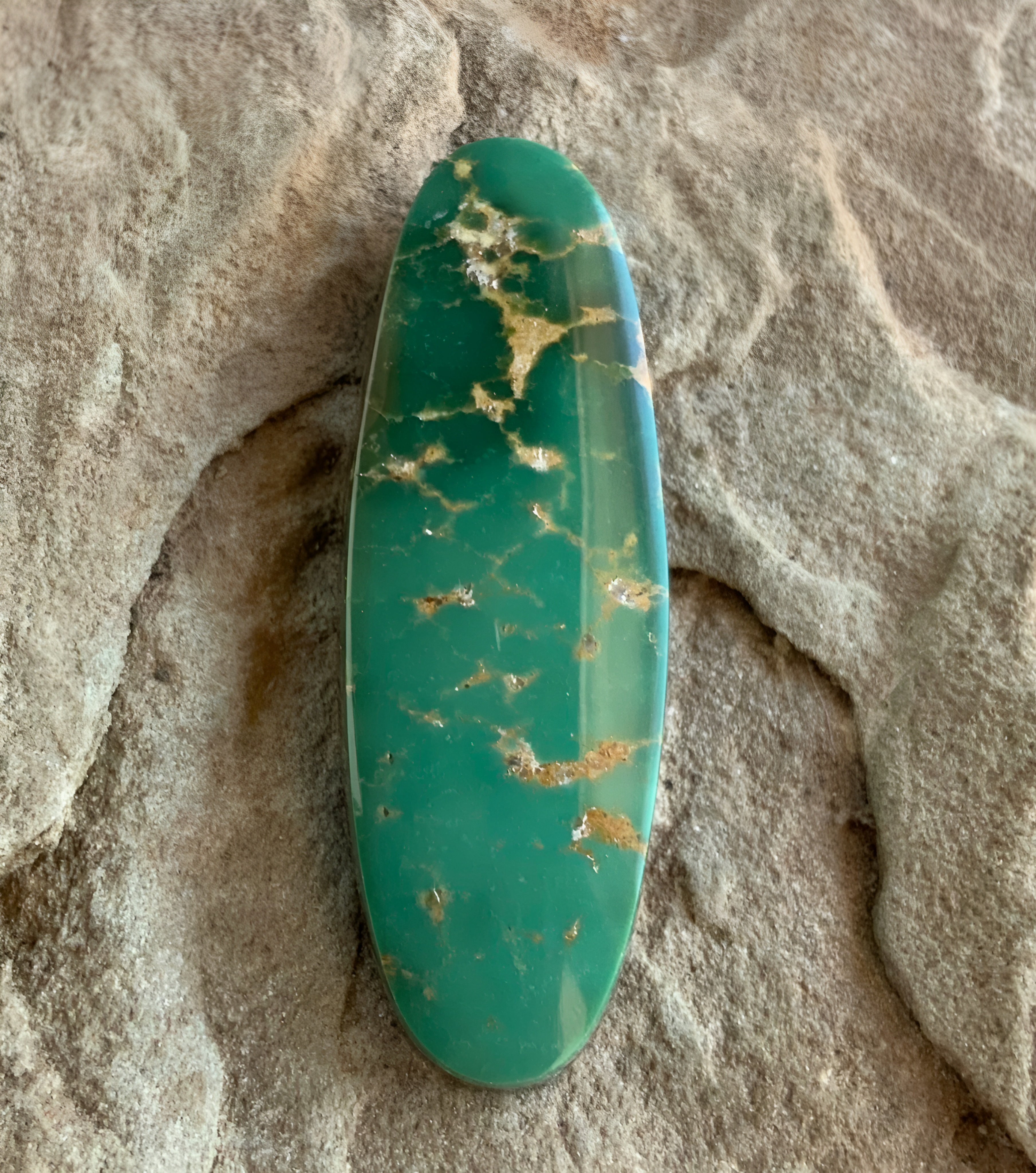 Green Royston Turquoise Oval