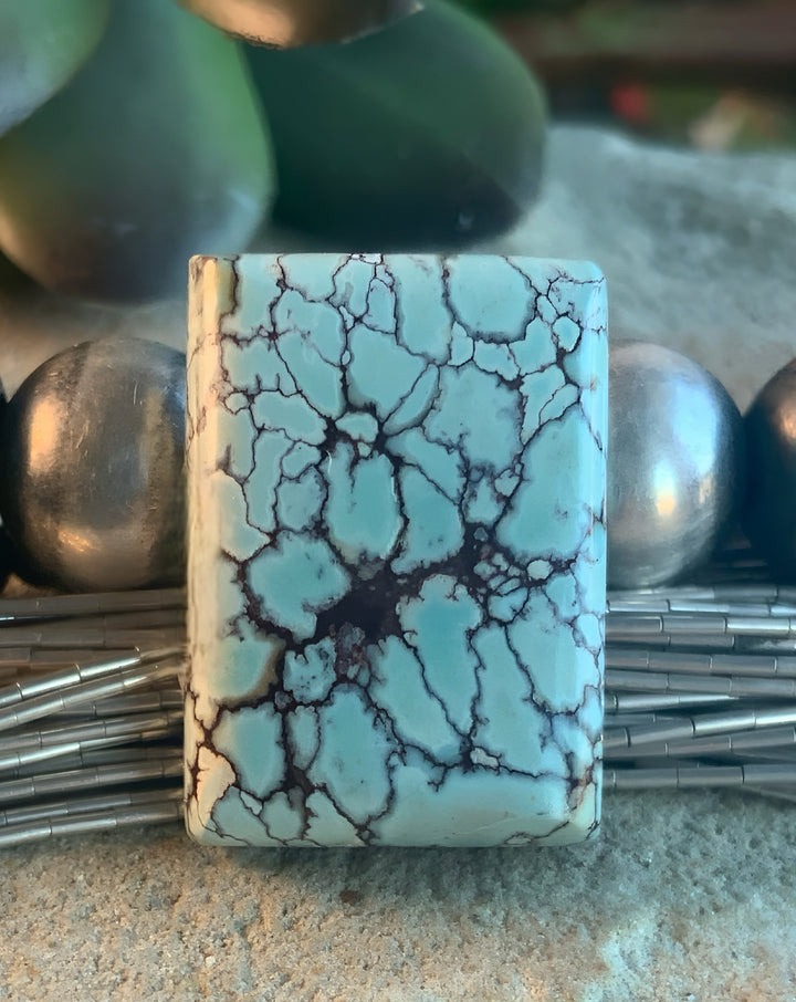 Gobi Desert Lavender or Golden Hills Turquoise Rectangular Gemstone #G115