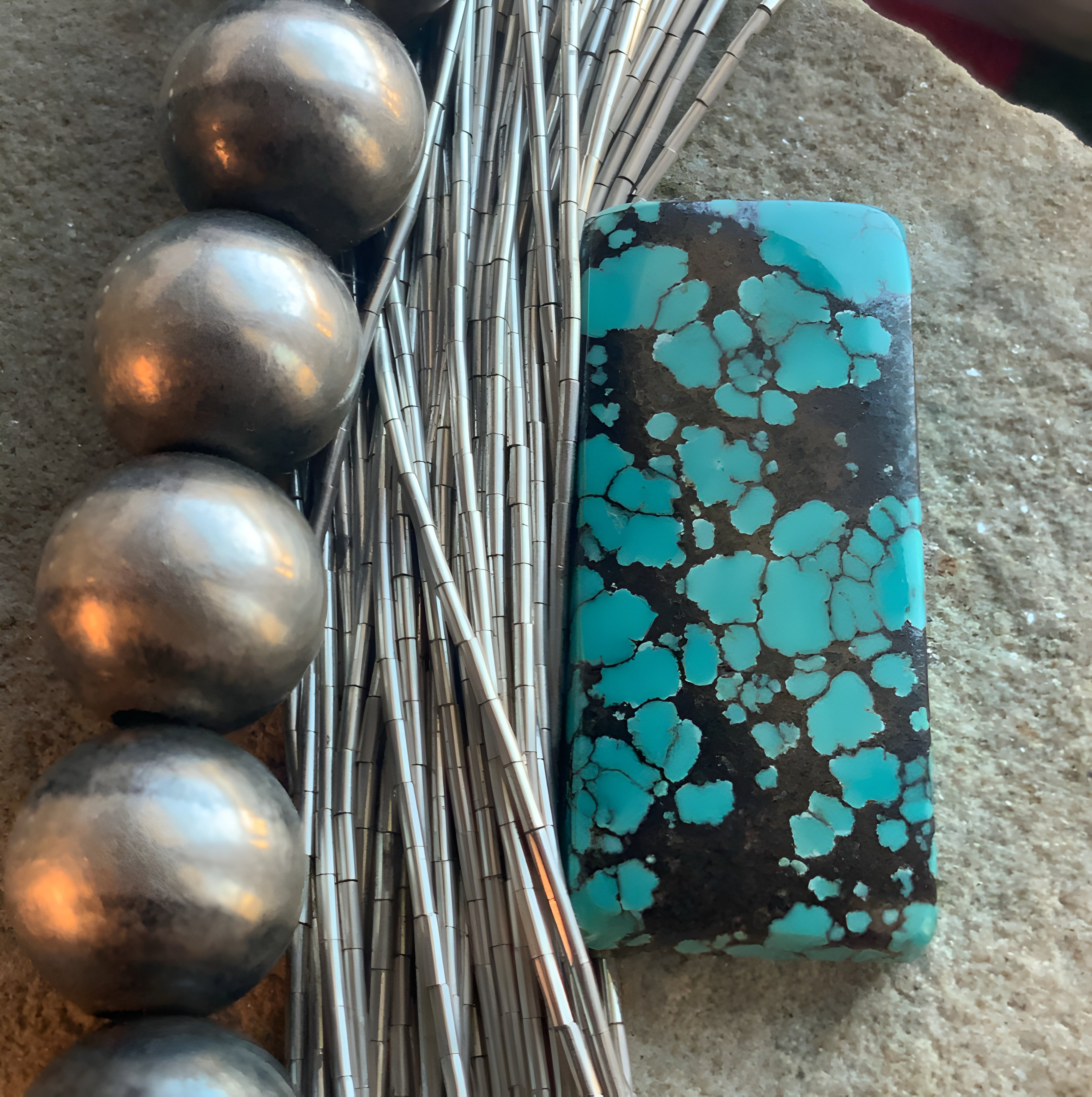 Bao Canyon Turquoise Rectangular Gemstone #BC132