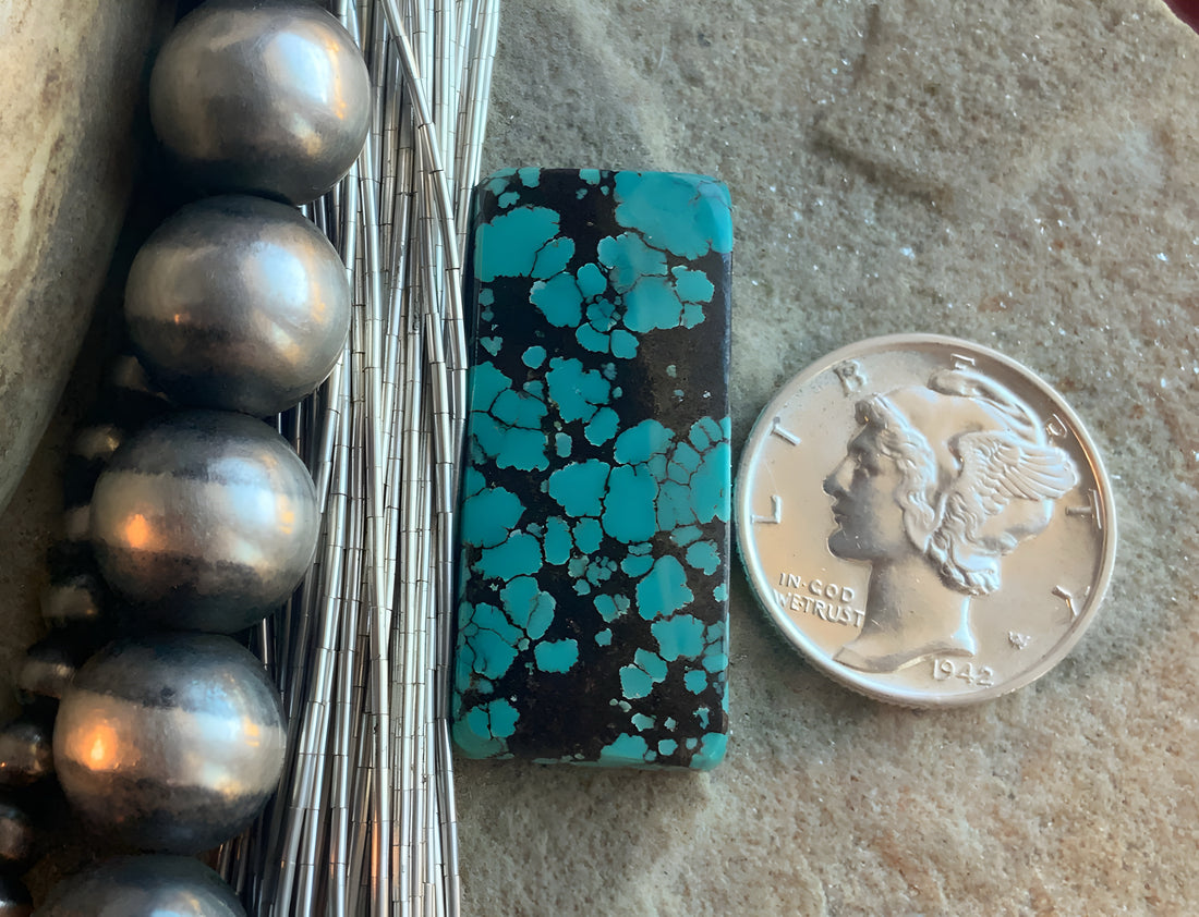 Bao Canyon Turquoise Rectangular Gemstone #BC132