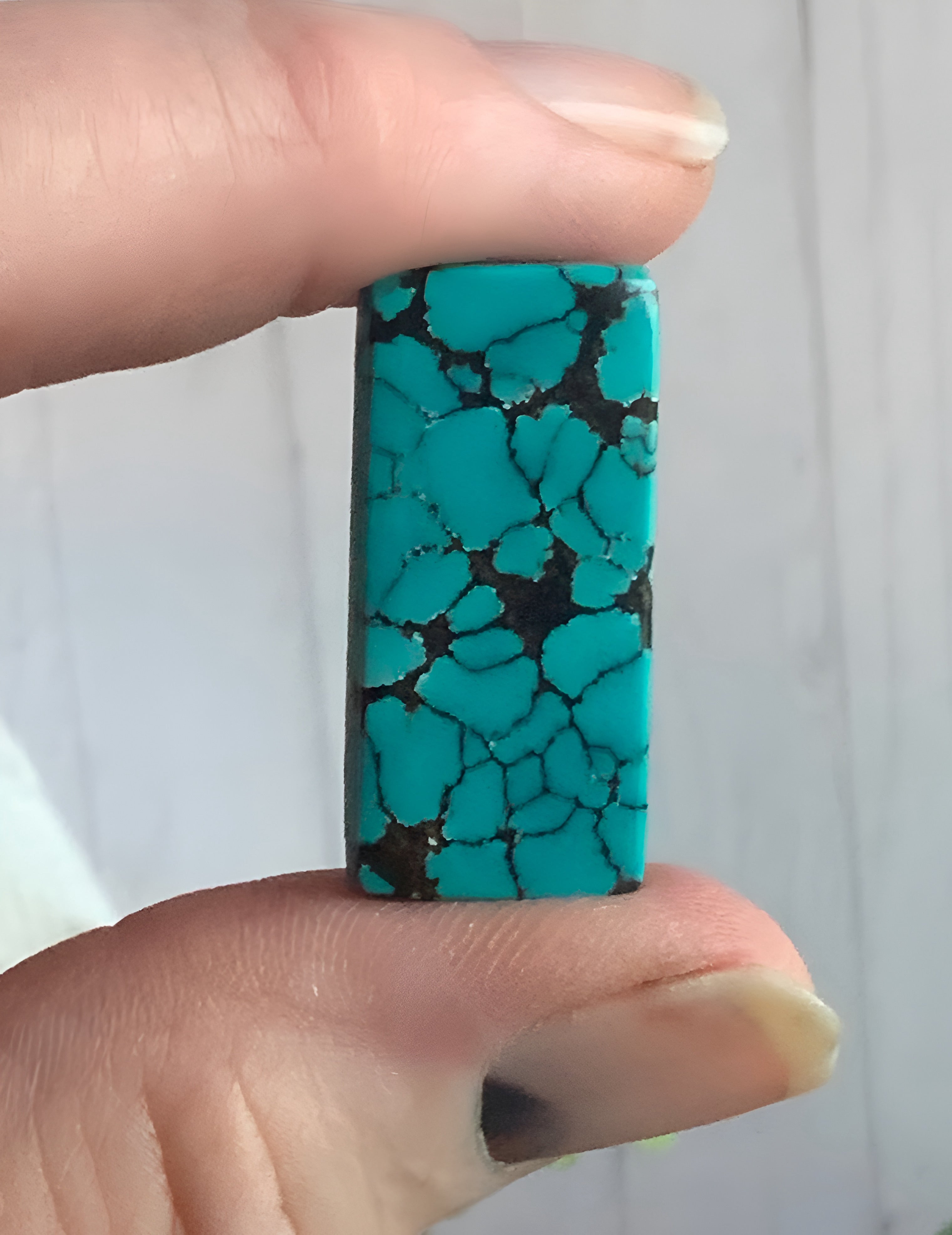 Bao Canyon Turquoise Rectangular Cabochon