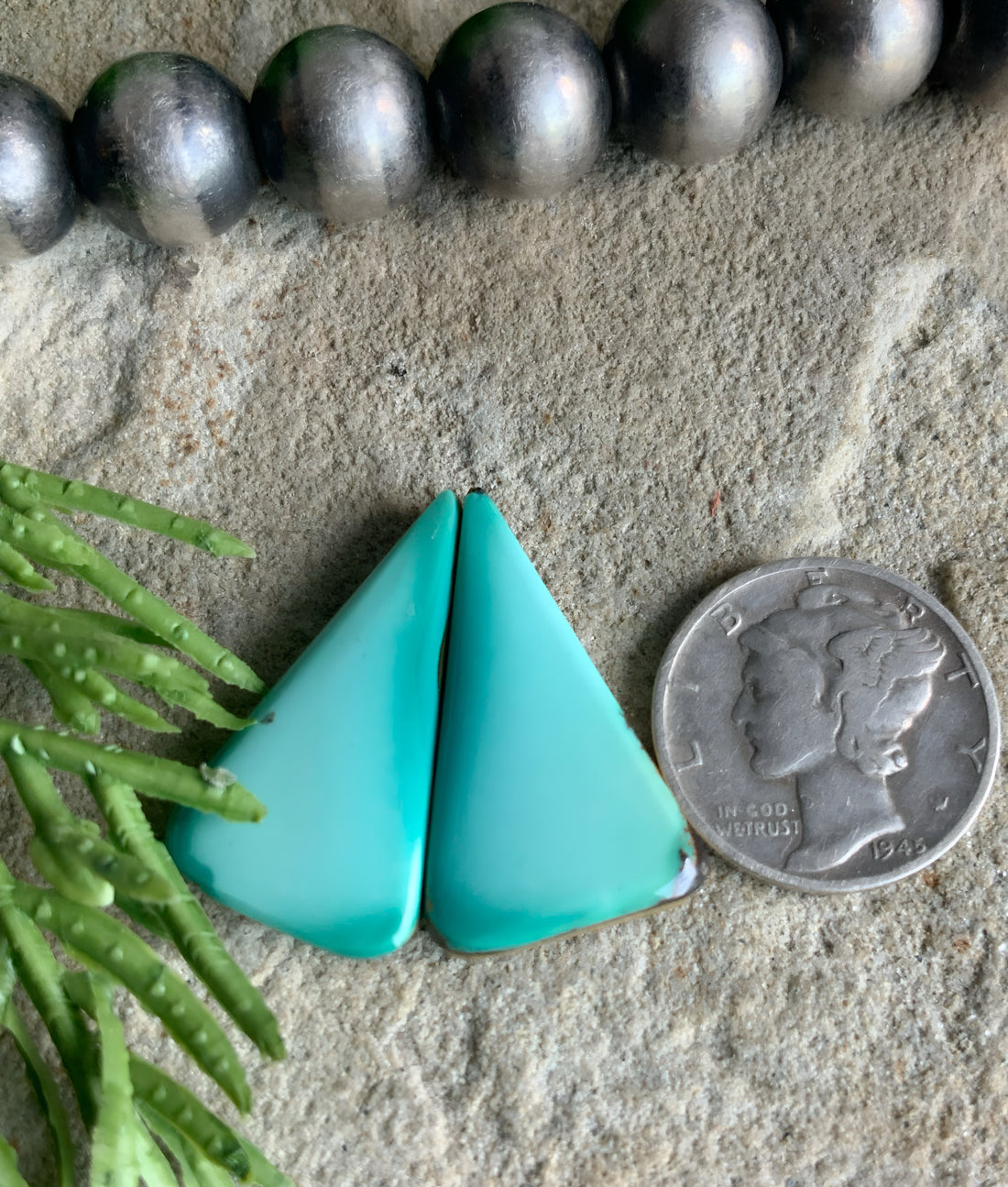 Emerald Rose Variscite Earring Cabochons