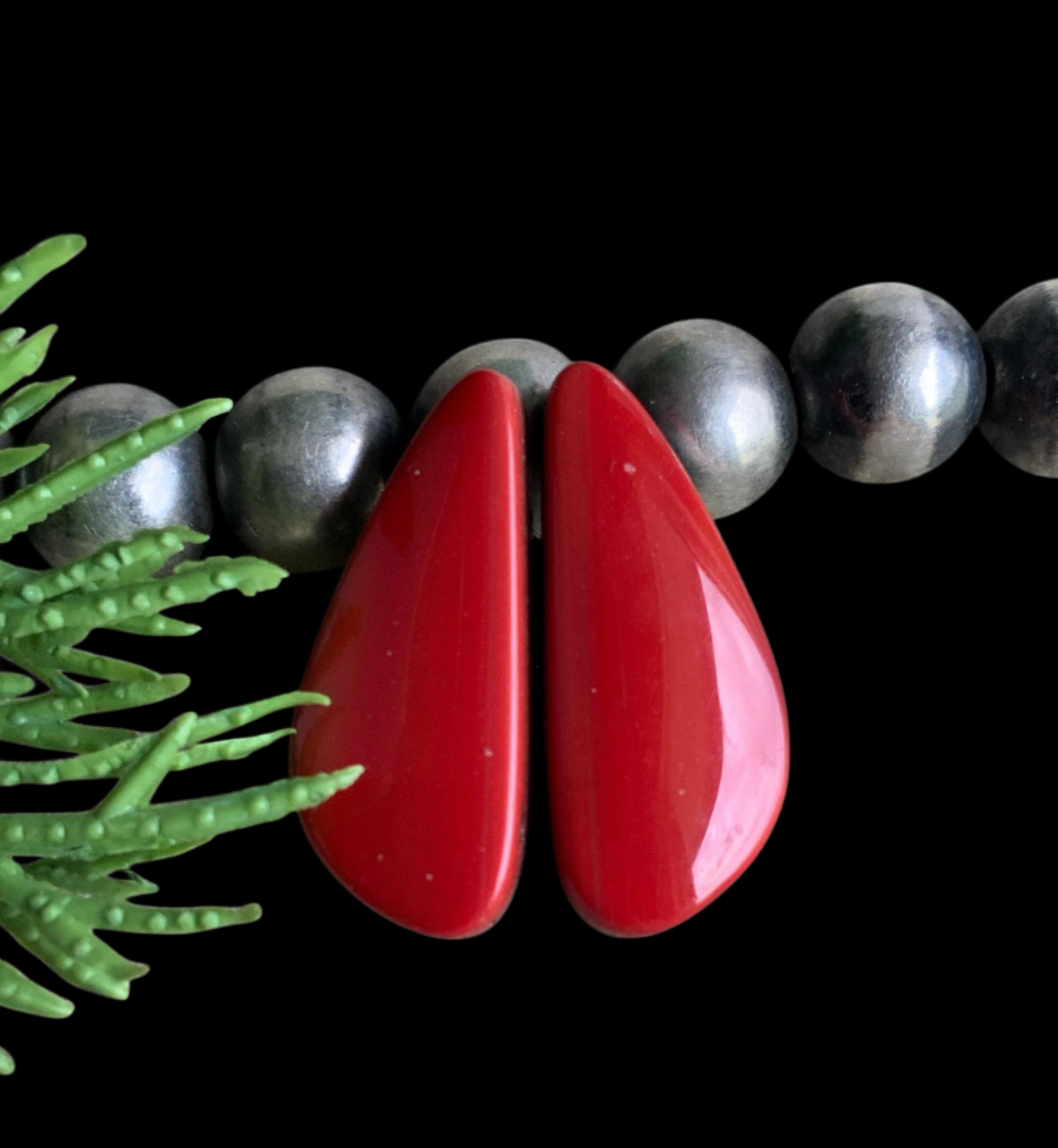 Roasarita Red Earring Set or Matched Pair