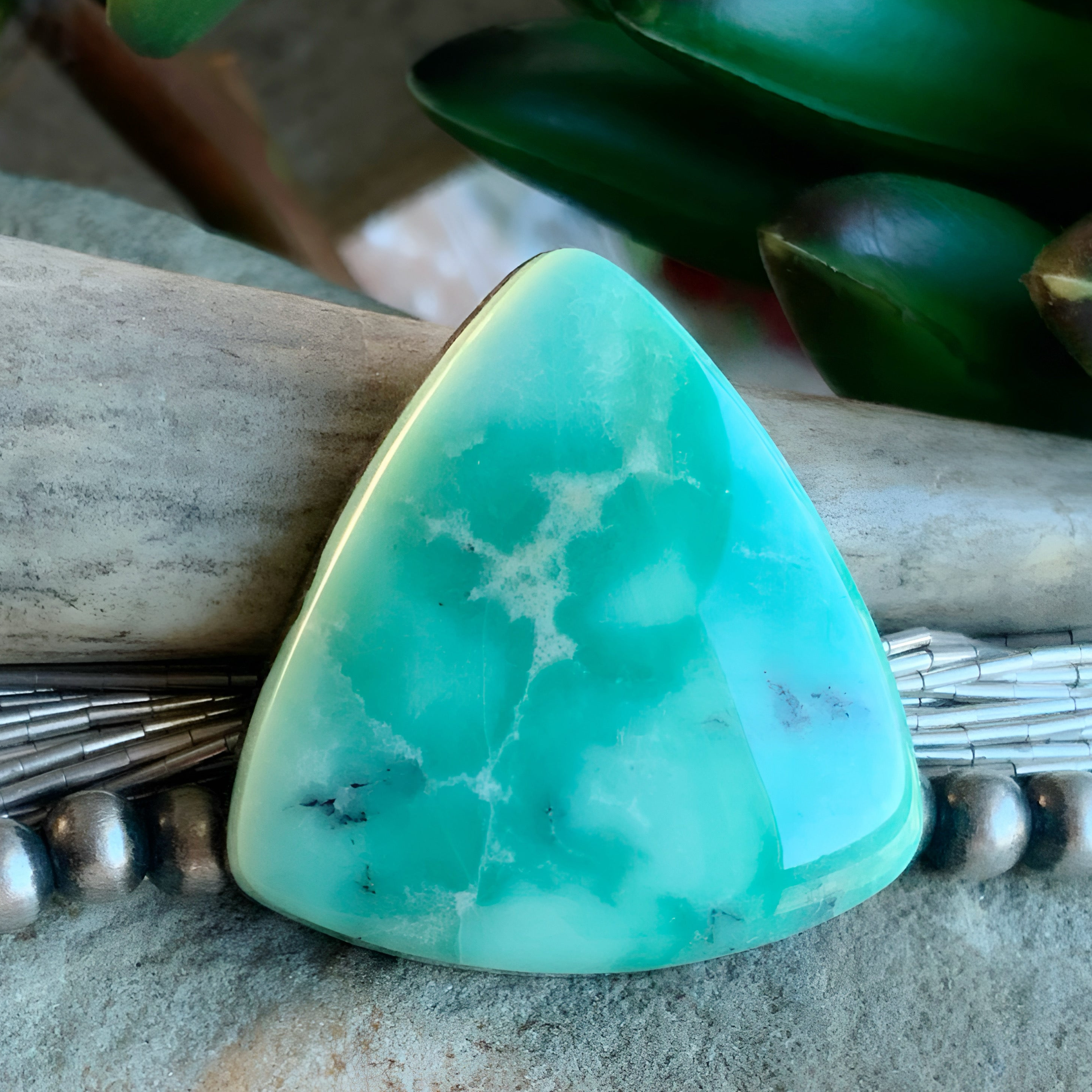 Gorgeous Natural Damele Turquoise Cabochon