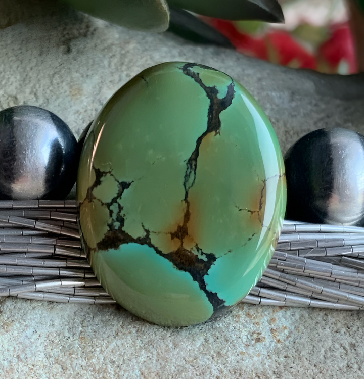 Bao Canyon Green Oval Gemstone