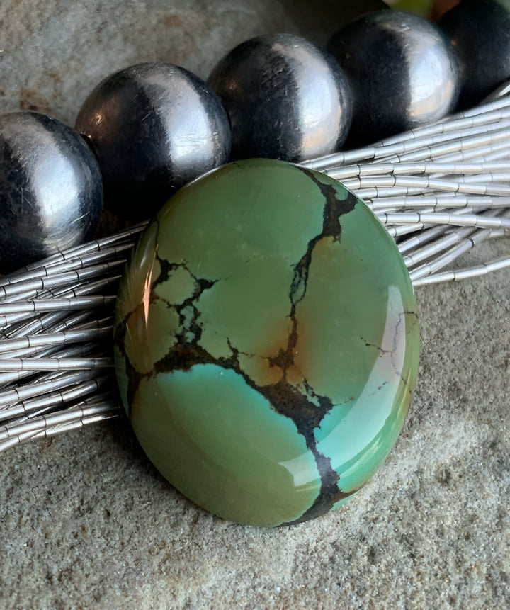 Bao Canyon Green Oval Gemstone