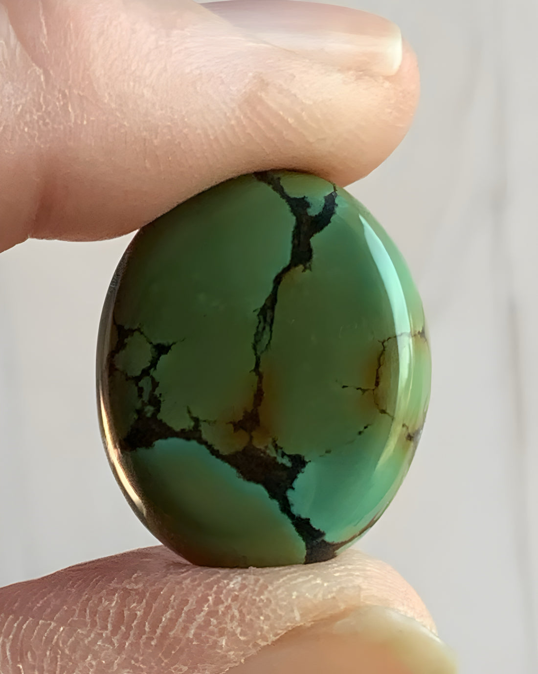 Bao Canyon Green Oval Gemstone
