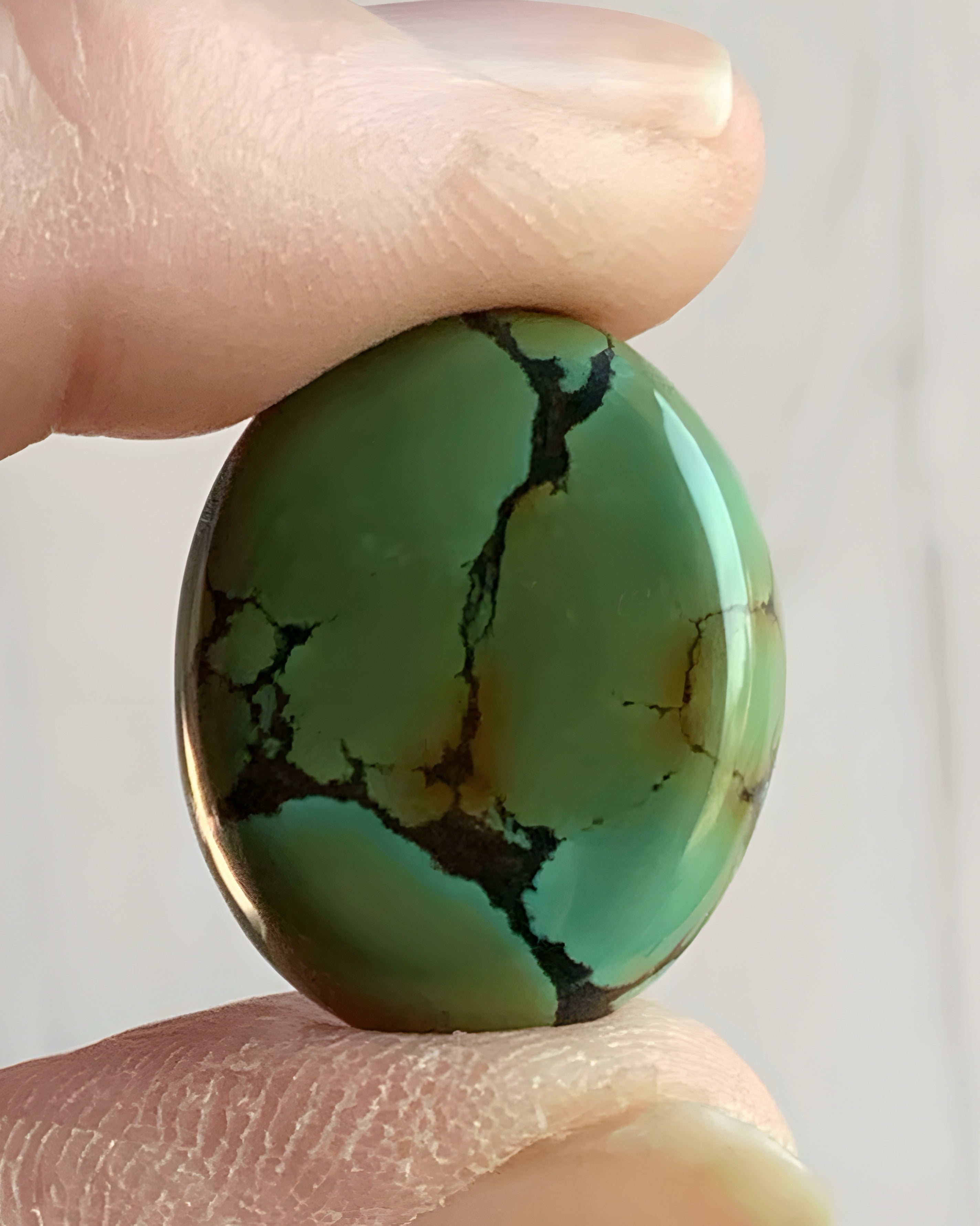 Bao Canyon Green Oval Gemstone