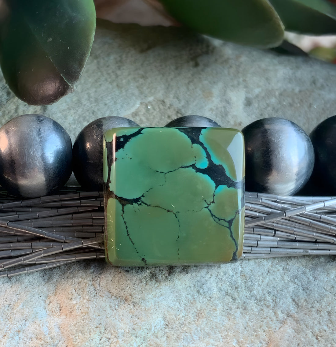 Bao Canyon Turquoise Square Gemstone