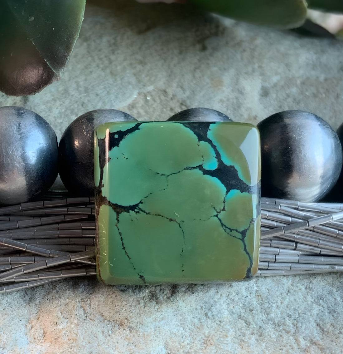 Bao Canyon Turquoise Square Gemstone