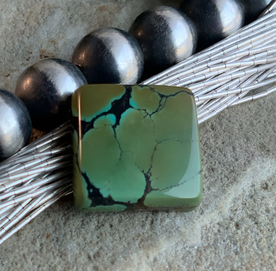 Bao Canyon Turquoise Square Gemstone