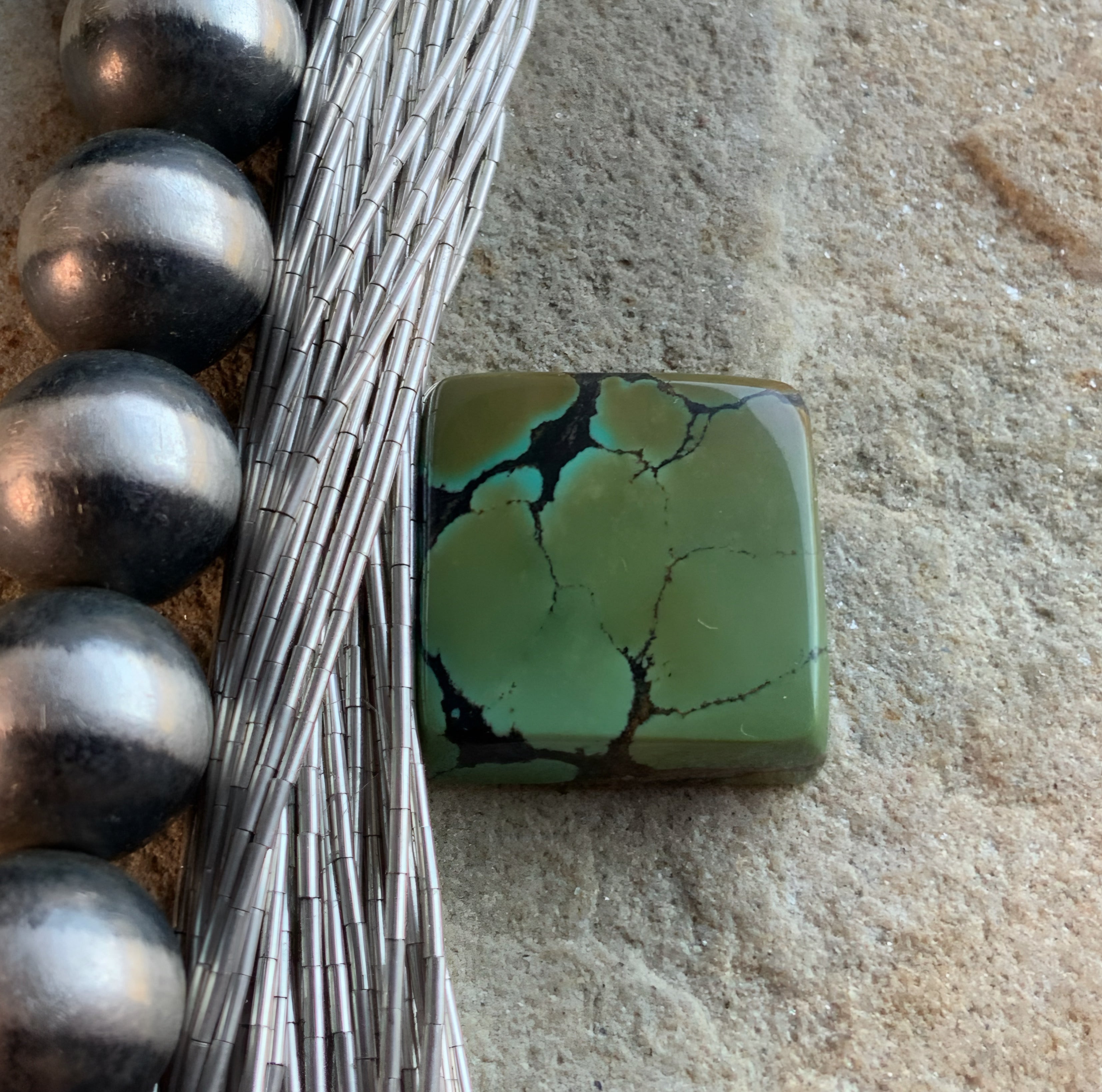 Bao Canyon Turquoise Square Gemstone