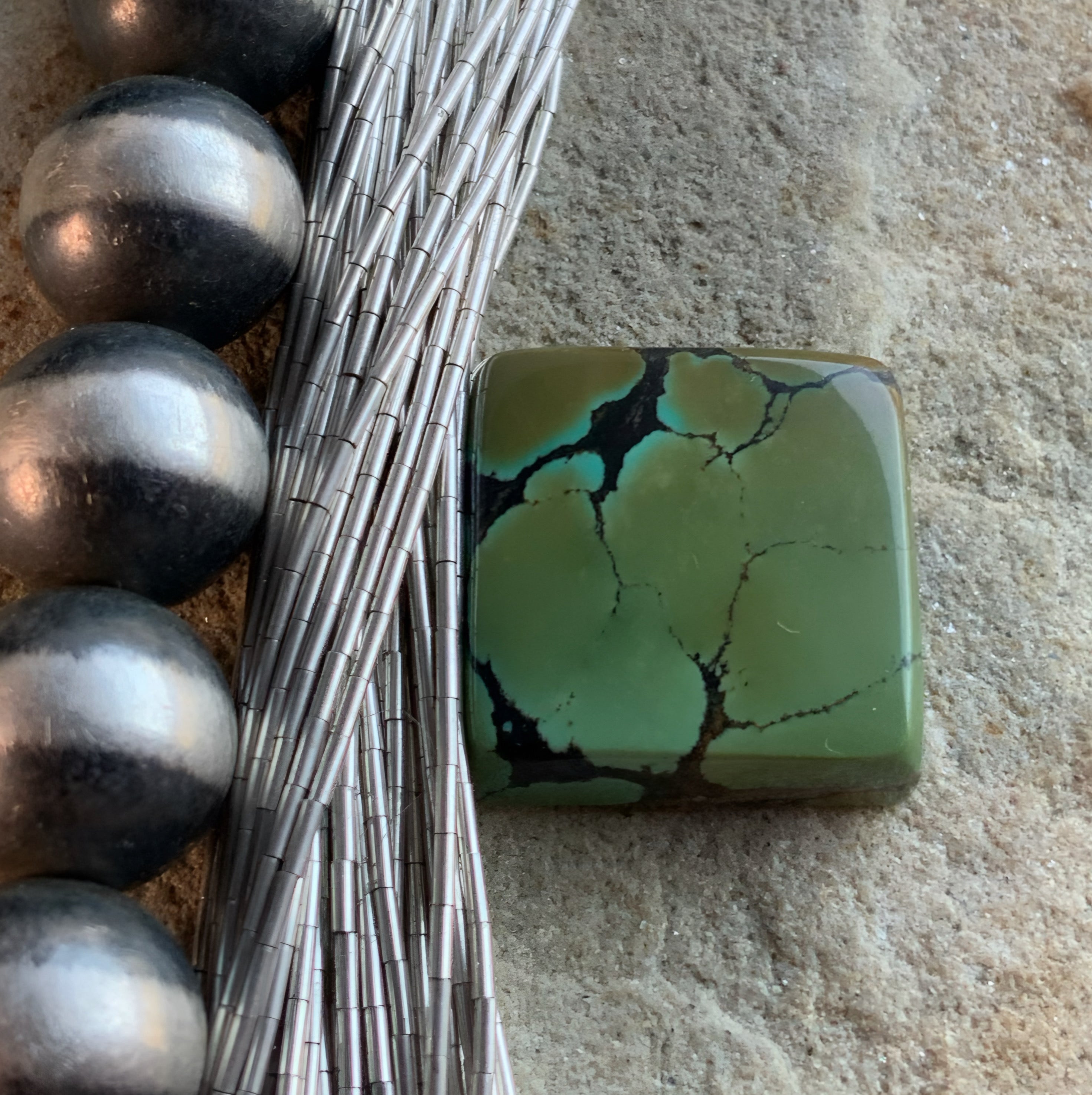 Bao Canyon Turquoise Square Gemstone