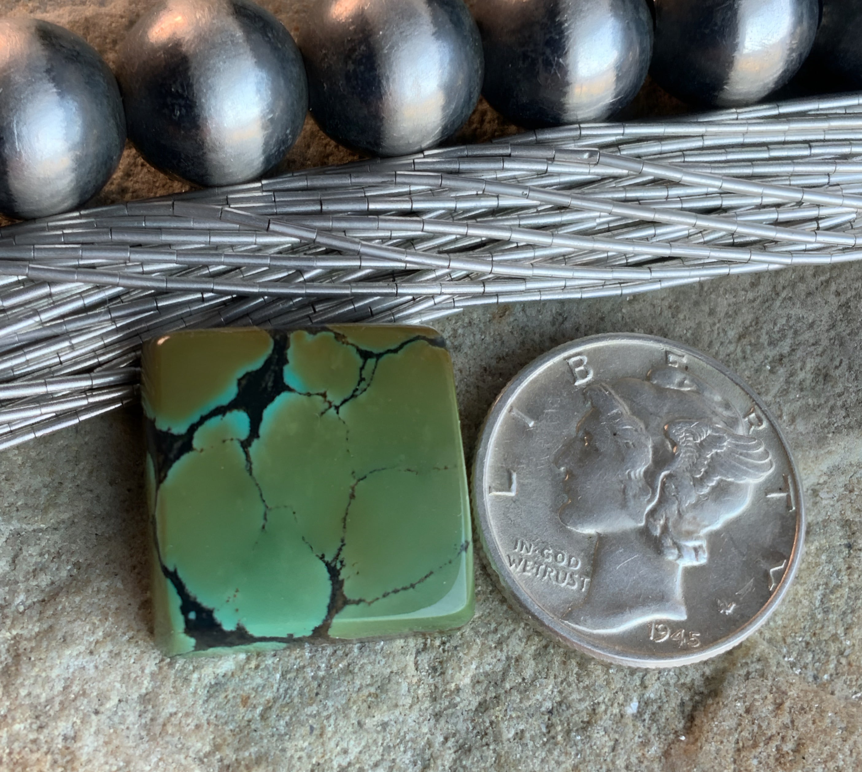 Bao Canyon Turquoise Square Gemstone