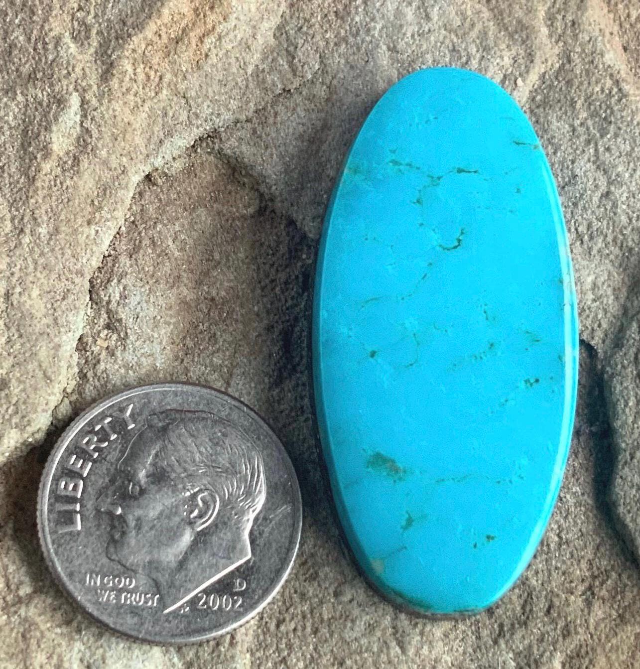 Turquoise Mountain Turquoise Oval Cabochon-Arizona Gemstone #TM21