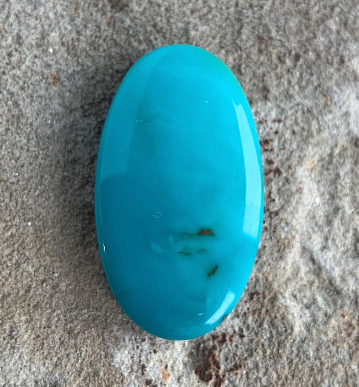 Beautiful Blue Turquoise Mountain Turquoise Oval Cabochon