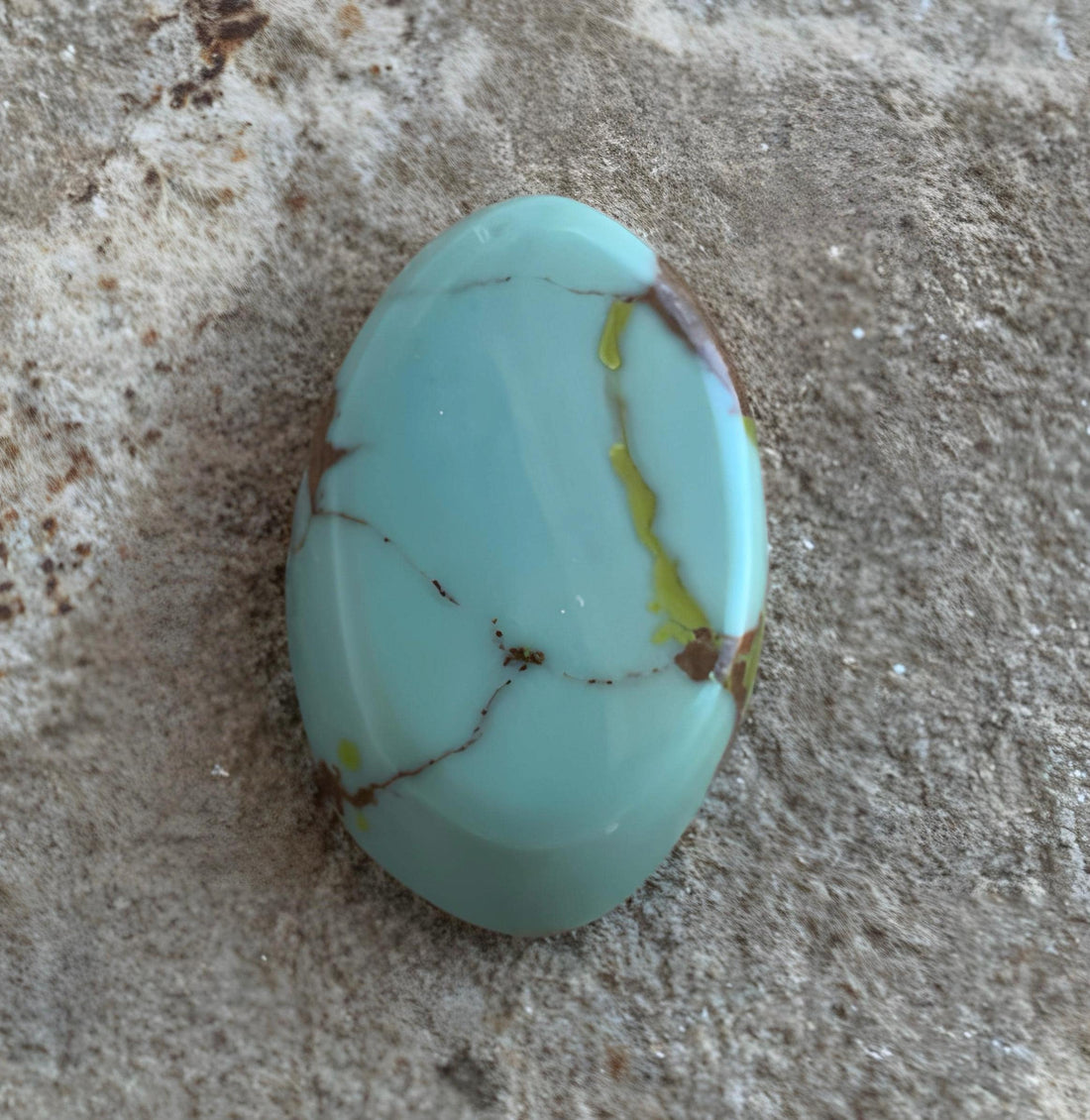 Beautiful Gobi Desert Lavender Turquoise Oval Cabochon #G127a